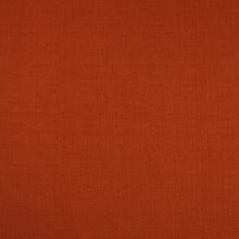 Bambus Musselin Double Gauze Uni Ziegel Rot