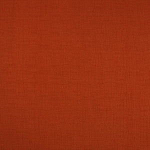 Bambus Musselin Double Gauze Uni Ziegel Rot