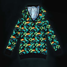 French Terry Digitaldruck Drachengewitter