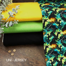 French Terry Digitaldruck Drachengewitter