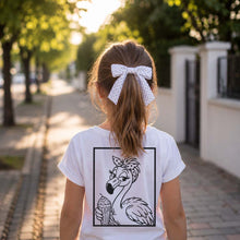 Flamingo Plotterdatei als DIY Geschenkidee für Mädchen Geburtstag oder Sommer Shirt