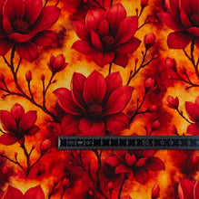 French Terry Digitaldruck Blühende Fantasie