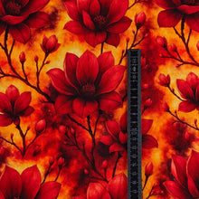 French Terry Digitaldruck Blühende Fantasie