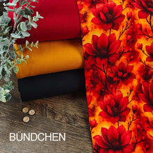 French Terry Digitaldruck Blühende Fantasie