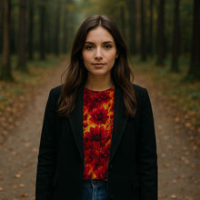 French Terry Digitaldruck Blühende Fantasie