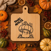 Halloween Pilz Plotterdatei mit Kürbishut als freches Herbstmotiv für DIY Shirts