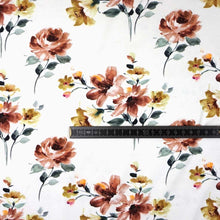 Jersey Digitaldruck Aquarellblumen