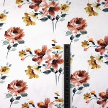 Jersey Digitaldruck Aquarellblumen