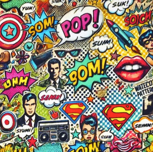 Jersey Digitaldruck Comic Pop