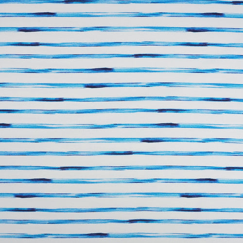 Jersey Digitaldruck Small Painted Stripes Blau