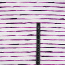 Jersey Digitaldruck Small Painted Stripes Lila