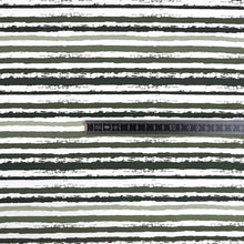 Jersey Painted Stripes Khaki