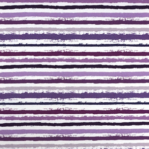 Jersey Painted Stripes Lila