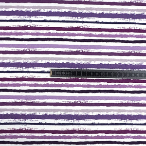 Jersey Painted Stripes Lila