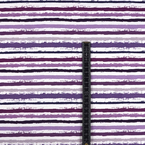 Jersey Painted Stripes Lila
