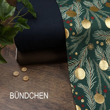 Jersey Funkelnde Weihnachtskugeln Grün