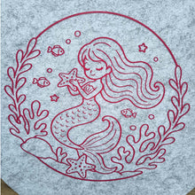 Plotter -  Datei Meerjungfrau Meeriel ( Outline & Farbig )