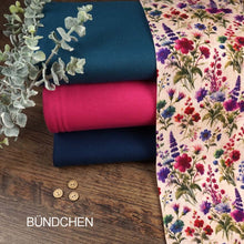 Musselin Double Gauze Digitaldruck Wiesenblumen