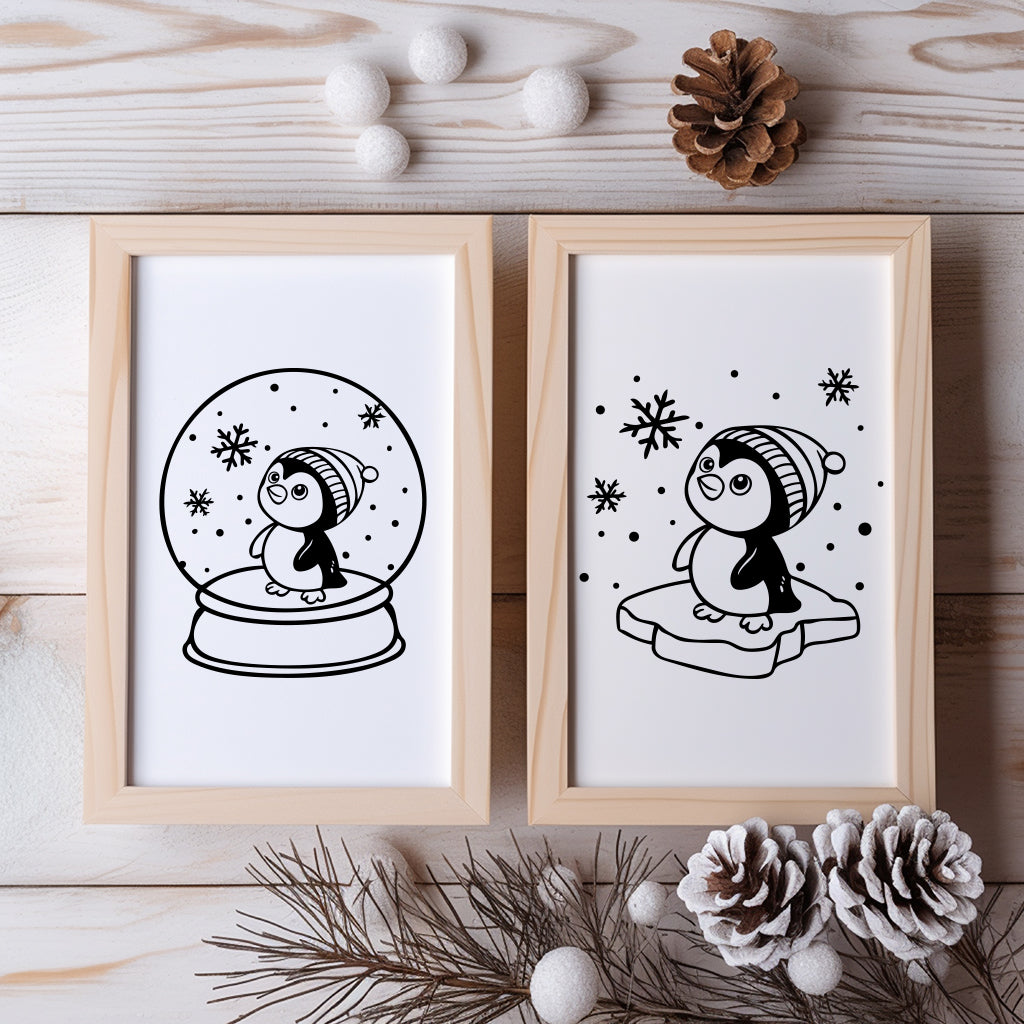 Pinguin-Paradies für Groß und Klein: Ausmalbilder, die Freude machen!