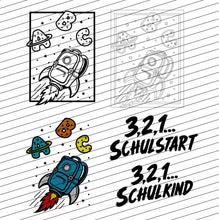 Plotter -  Datei Raketen Schulstart Bundle