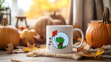 Plotter - Datei Dino im Herbstwind (Outline und Farbig)