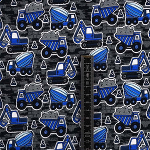 Jersey Baustelle Blau