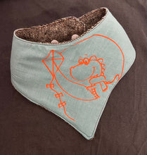 Plotter- Datei Dino im Herbstwind (Outline und Farbig)