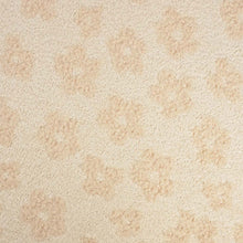 Teddystoff Blumen Vanille