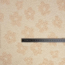 Teddystoff Blumen Vanille