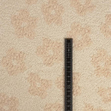 Teddystoff Blumen Vanille