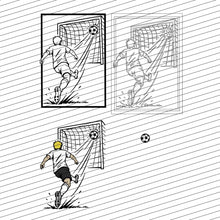 Plotter -  Datei Fußballer