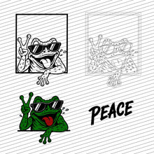 Plotter -  Datei Cool Frog Bundle
