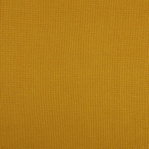 Grobstrick- Waffel Jersey Uni Ocker