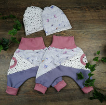 Waffel Jersey Uni Dusty Lila