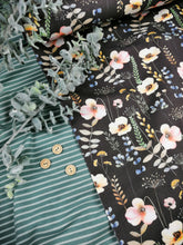 Jersey Multi Stripes Dark Mint