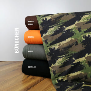Jersey Armyprint Forest Kombistoffe Buendchen