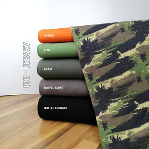 Jersey Armyprint Forest Kombistoffe Uni Jersey