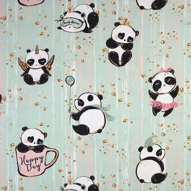 Jersey Digitaldruck Happy Pandas