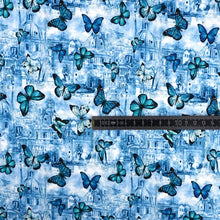 Jersey Digitaldruck Blue Butterfly
