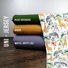 Jersey Digitaldruck Dschungel Tiere