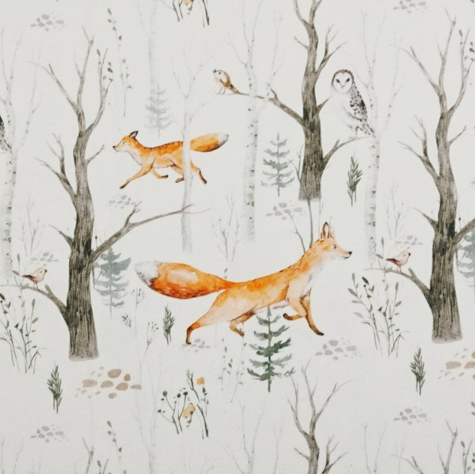 Jersey Digitaldruck Fuchs im Winter