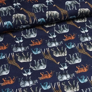 Jersey Digitaldruck Safari Blue