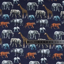 Jersey Digitaldruck Safari Blue Groessenangaben