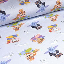 Jersey Digitaldruck Flugzeugtiere Stoffdorado Design