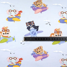 Jersey Digitaldruck Flugzeugtiere Stoffdorado Design
