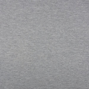 Waffel Jersey Uni Grau Meliert