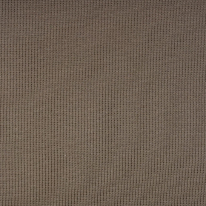 Waffel Jersey Uni Taupe