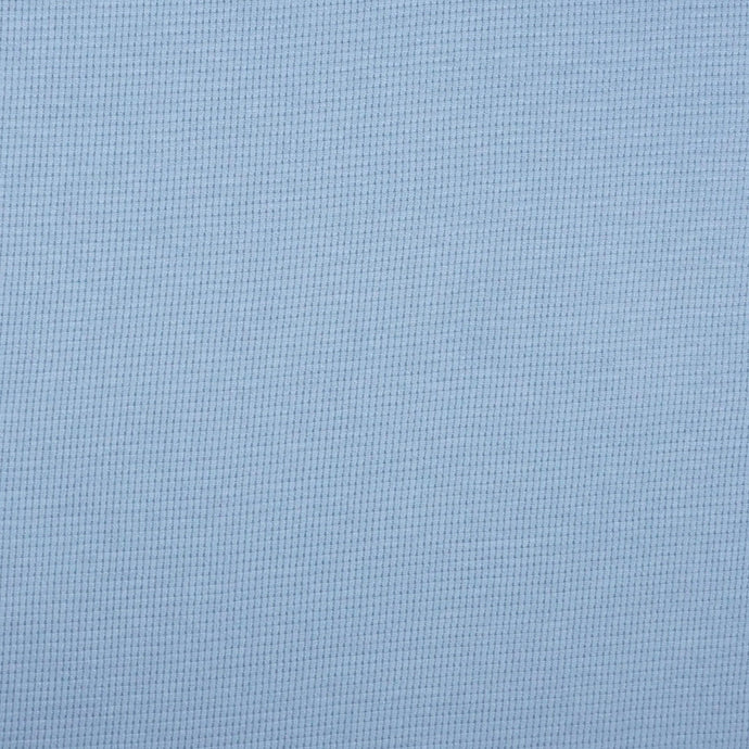 Waffel Jersey Uni Dusty Blue