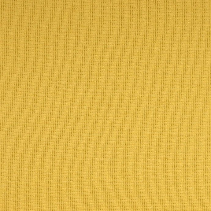 Waffel Jersey Uni Gelb